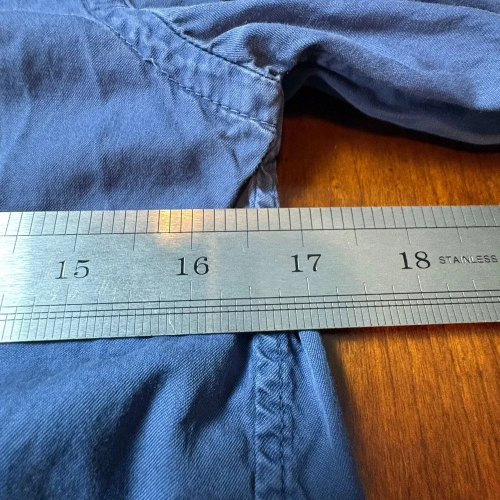 Ralph Lauren Youth Button Down Shirt Blue Size M (10–12)